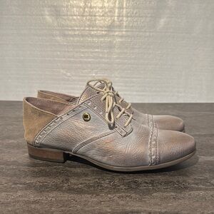 DKODE ALBA - Silver. Lace up shoes 36